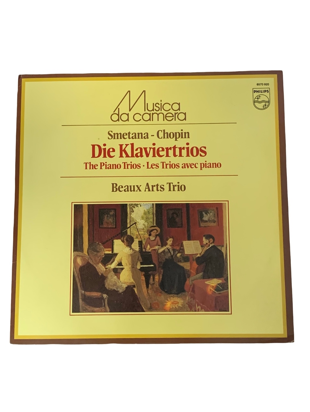 Beaux Arts Trio Die Klaviertrios Philips LP Musica da Camera Classical